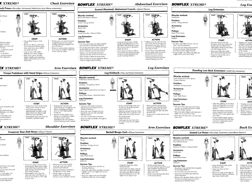 Bowflex Workout Schedule Hotsell