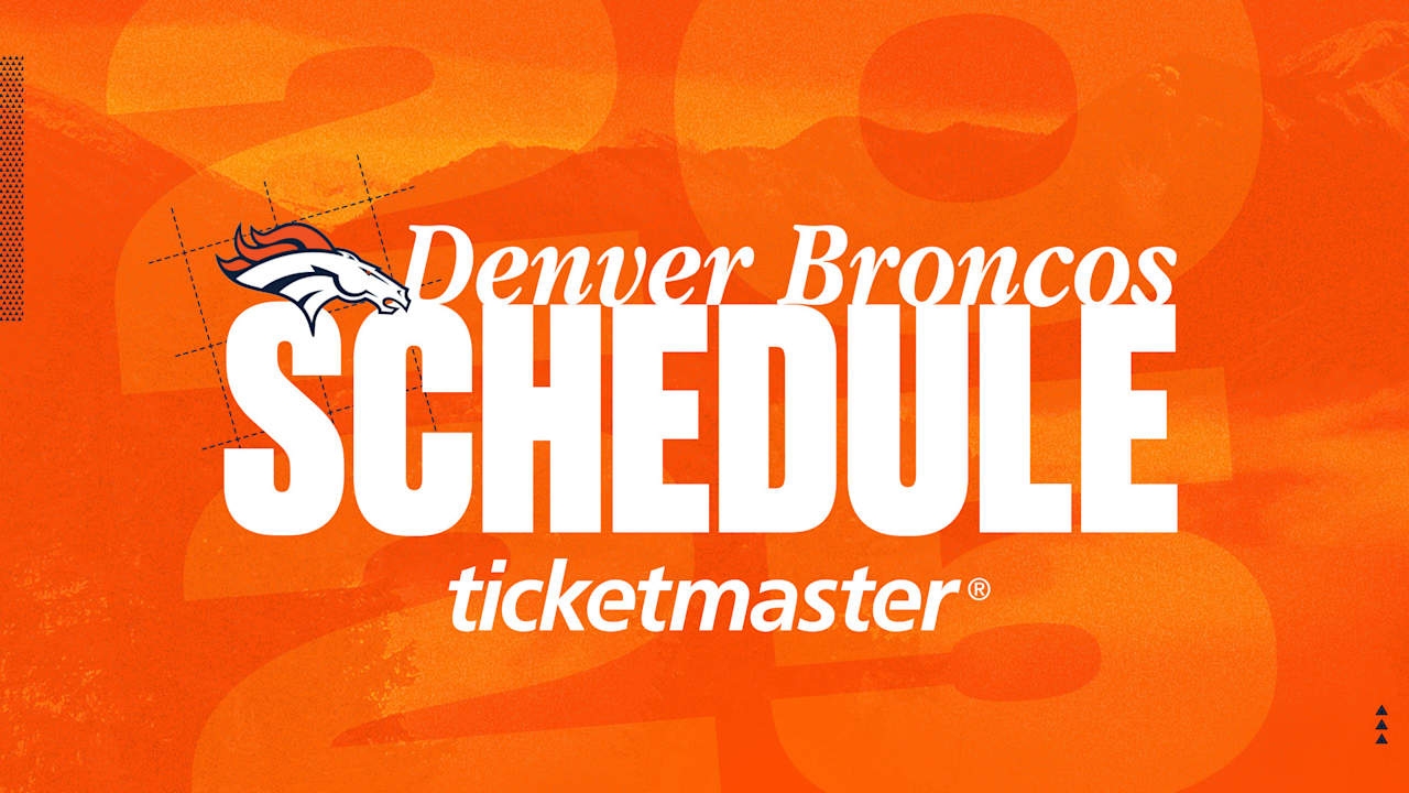 Denver Broncos Schedule 2026 2027 Printable Denver Broncos Schedule 2026 2027 Printable