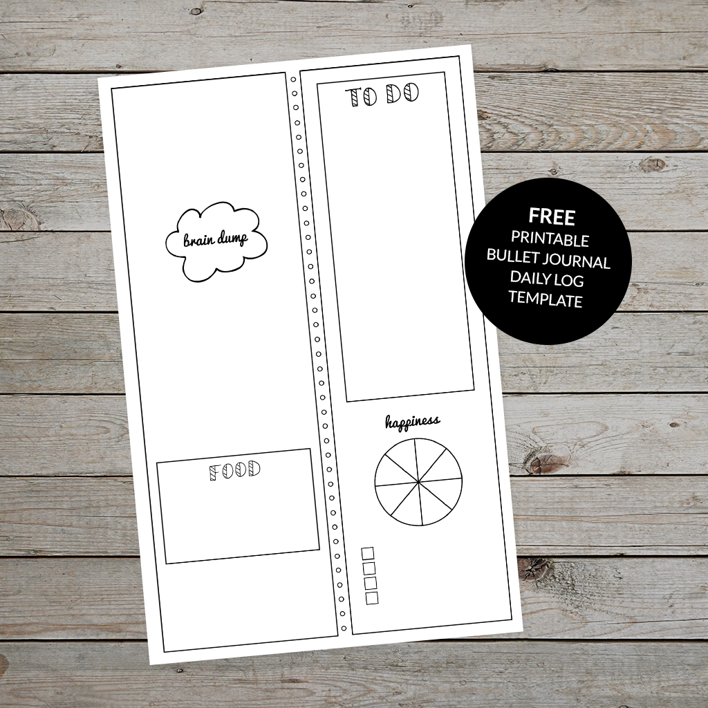 Bullet Journal Daily Log Free Printable Template Plus Tips And Ideas Bullet Journal Daily Log Free Printable Template Plus Tips And Ideas