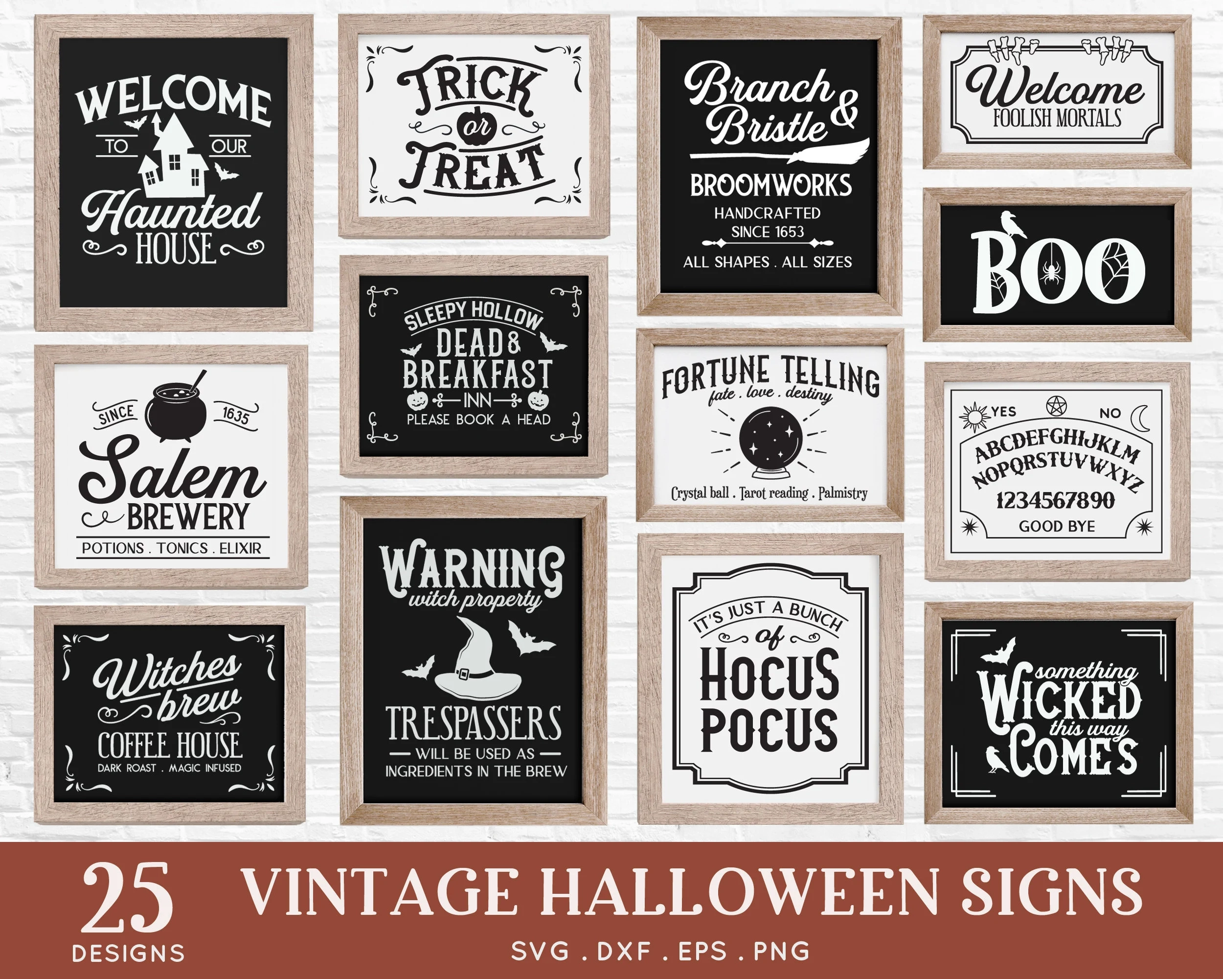 BUY 4 GET 50 OFF Vintage Halloween Decor Svg Printable Halloween 