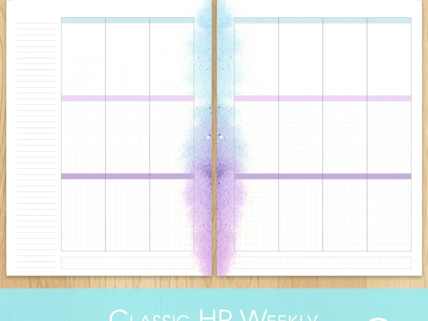 Buzzing In The Rain Printable Classic Happy Planner Size 1