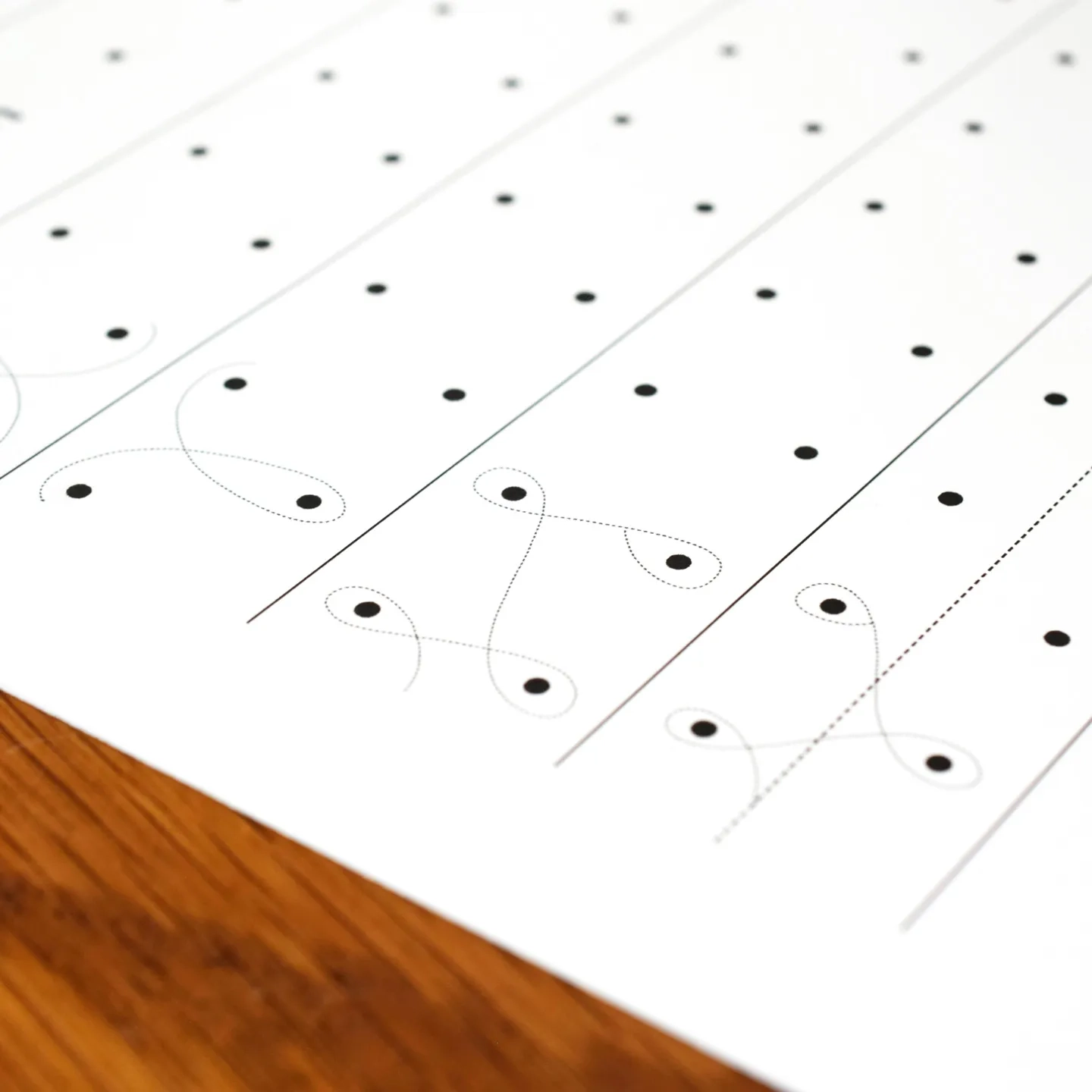 Printable Dotted Guide Paper