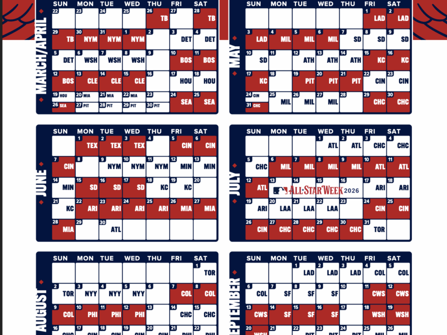 Cardinals Announce 2026 Regular season Schedule Team Will Open At