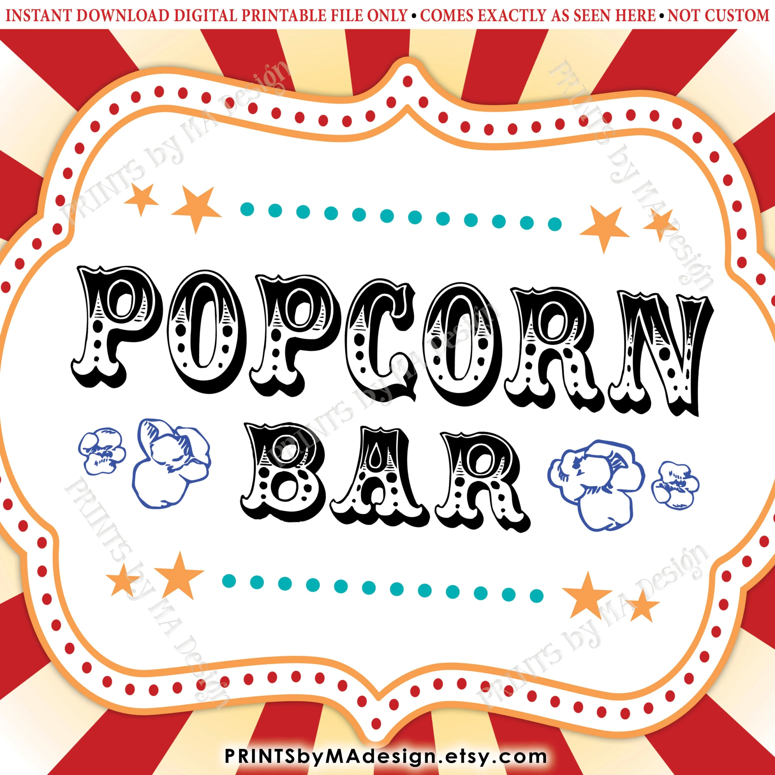 Carnival Popcorn Bar Sign Circus Popcorn Station Carnival Theme Birthday Treat Food PRINTABLE 8x10 16x20 Carnival Popcorn Sign Carnival Popcorn Bar Sign Circus Popcorn Station Carnival Theme Birthday Treat Food PRINTABLE 8x10 16x20 Carnival Popcorn Sign