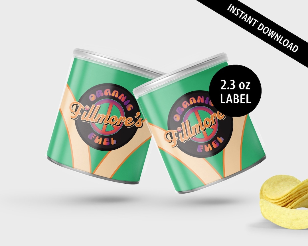 Cars Party Fillmore Fuel Can Label Mini Chip Cans PDF Printable Cars Party Fillmore Fuel Can Label Mini Chip Cans PDF Printable