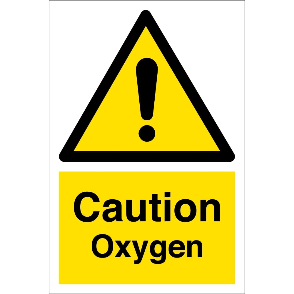 Caution Oxygen Signs From Key Signs UK