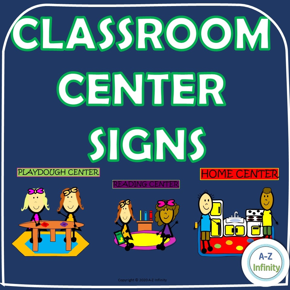 Kindergarten Building Center Sign Printable Kindergarten Building Center Sign Printable