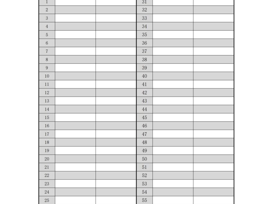 Chess Scoresheet Template PDF Agile