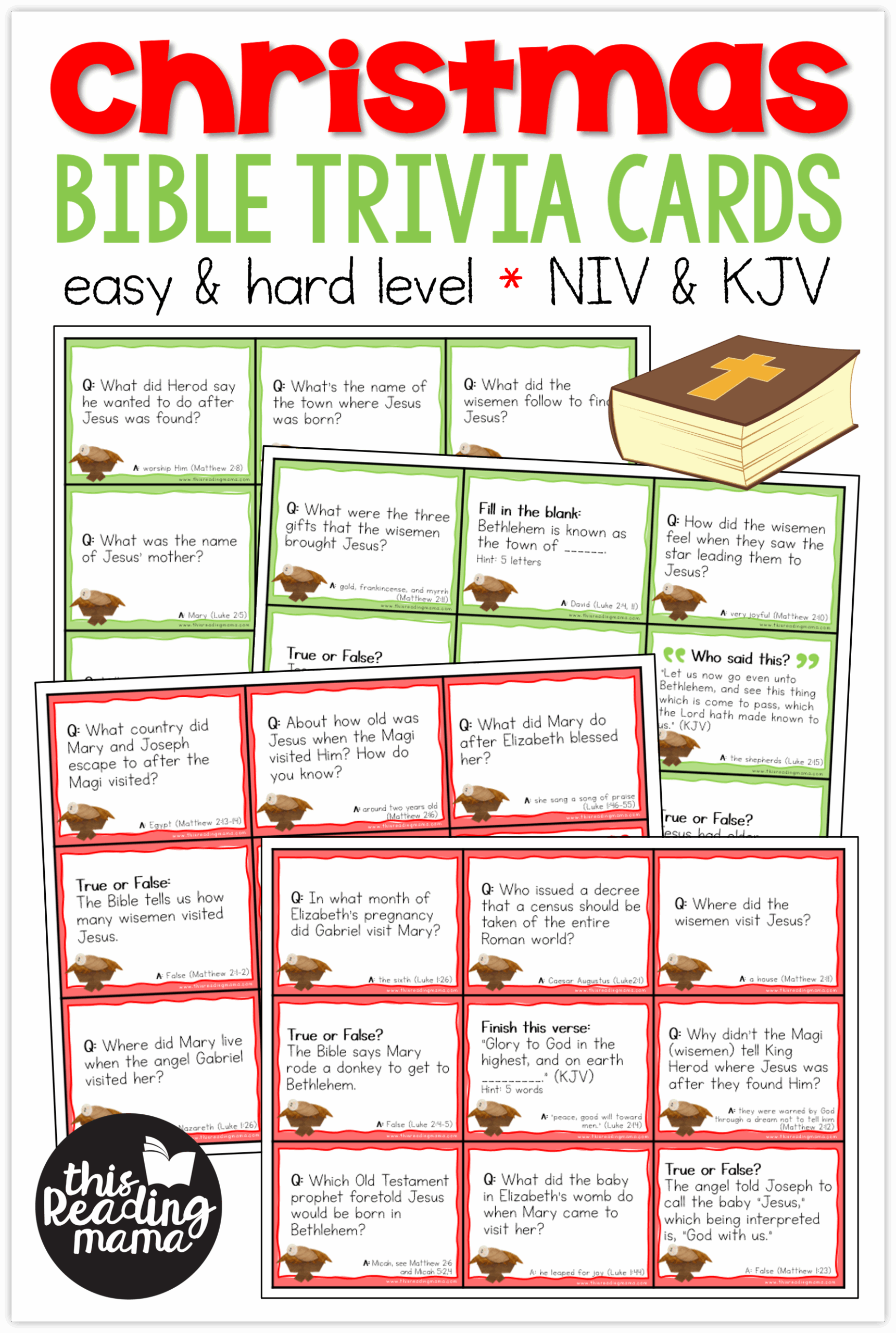 Christmas Bible Trivia Printable Free Christmas Bible Trivia Printable Free