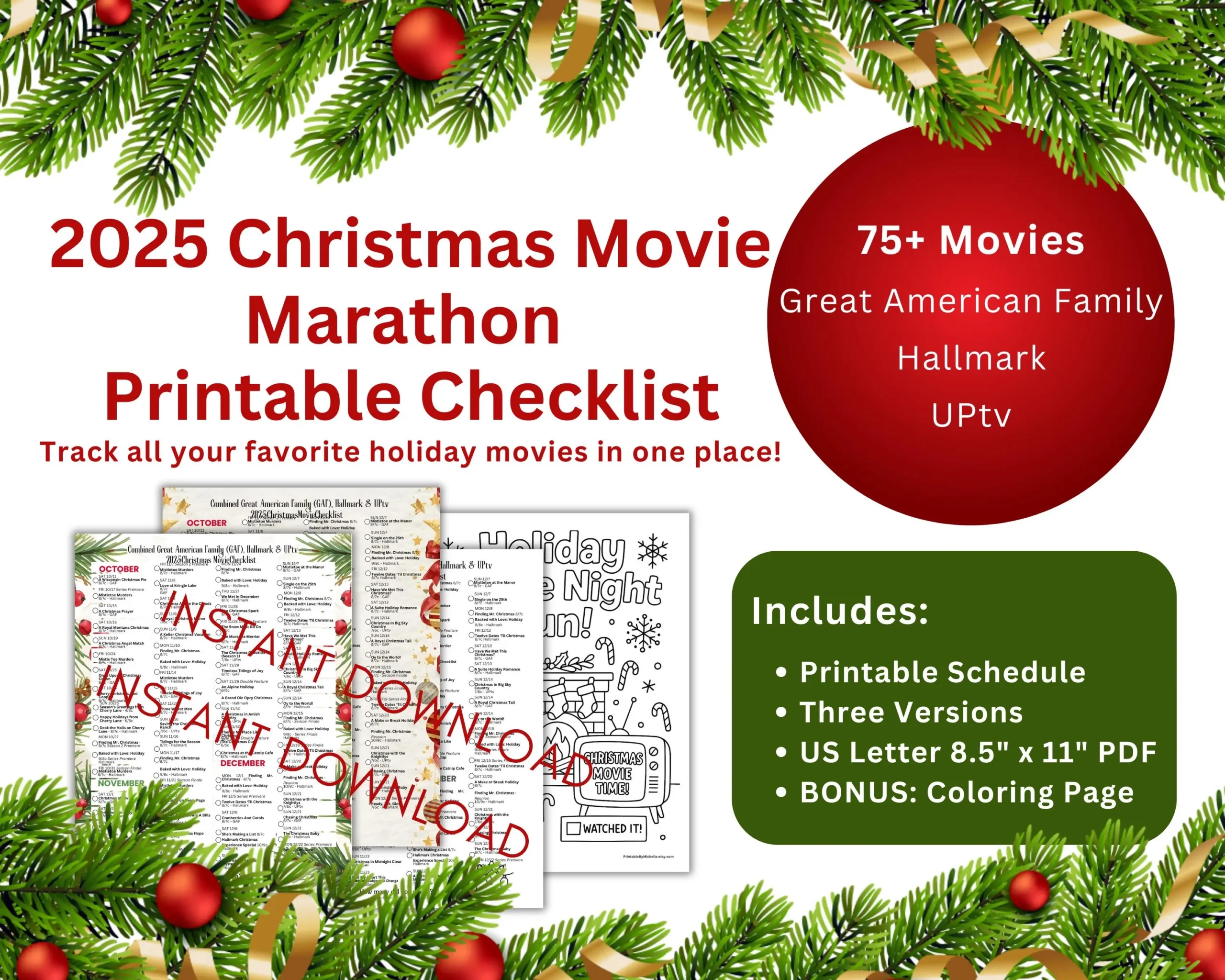 Lifetime Christmas Movies 2026 Schedule Printable Lifetime Christmas Movies 2026 Schedule Printable