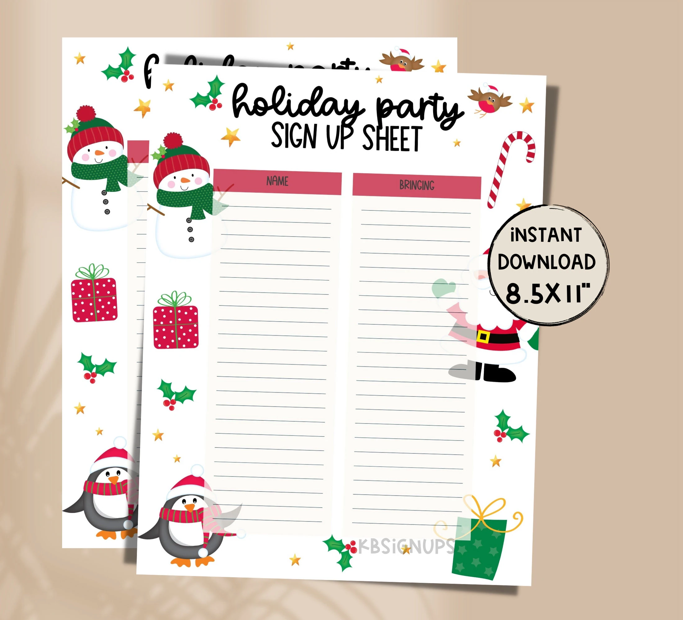 Printable Christmas Party Signs Printable Christmas Party Signs