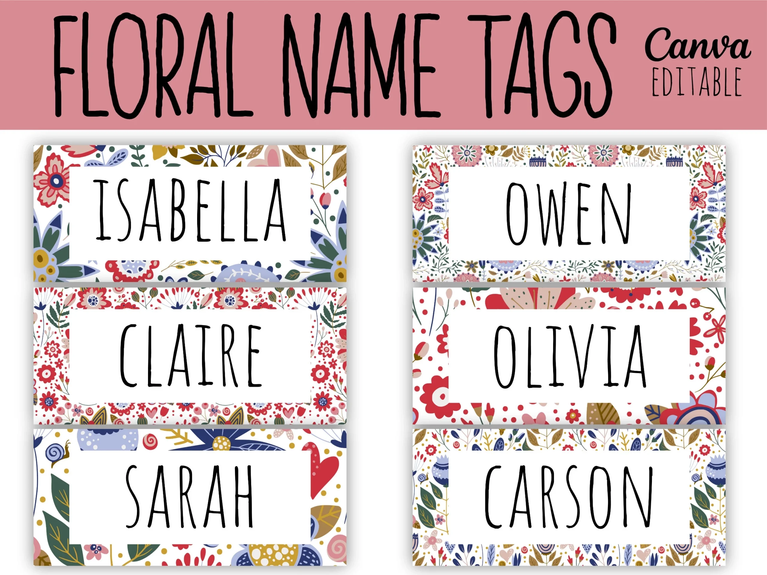 Printable Name Sign For School