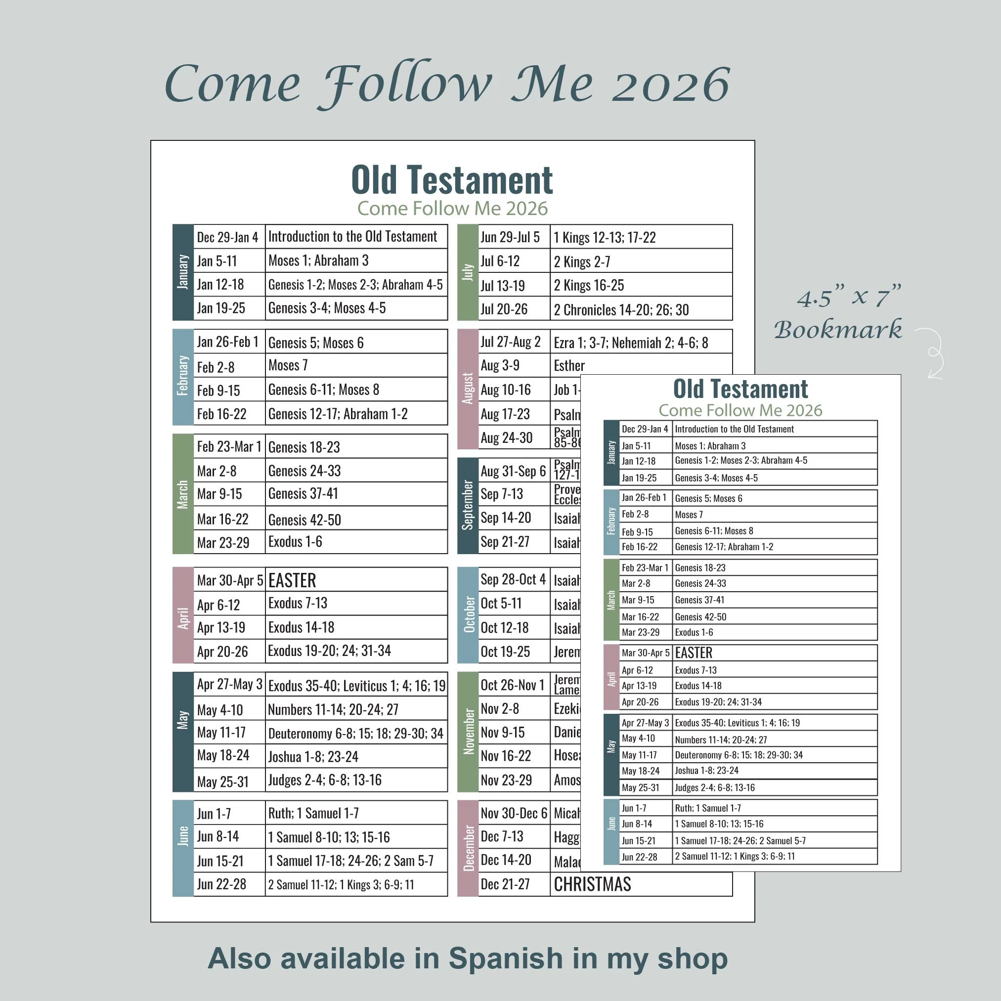 2026 Printable Bible Reading Schedule 2026 Printable Bible Reading Schedule