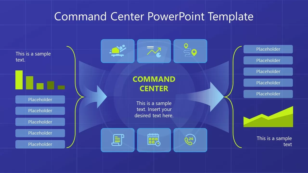 Command Center PowerPoint Template SlideModel