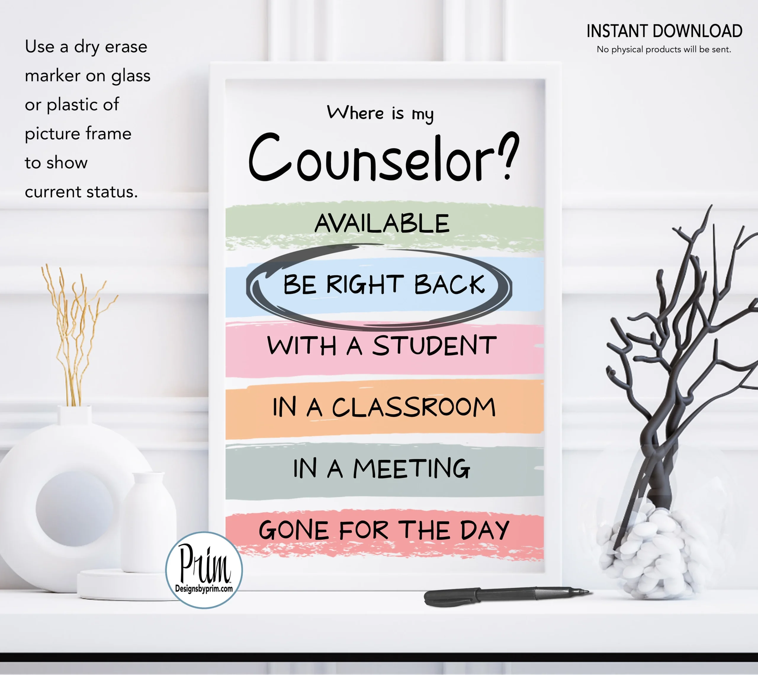 Printable Counseling Office Door Sign Printable Counseling Office Door Sign