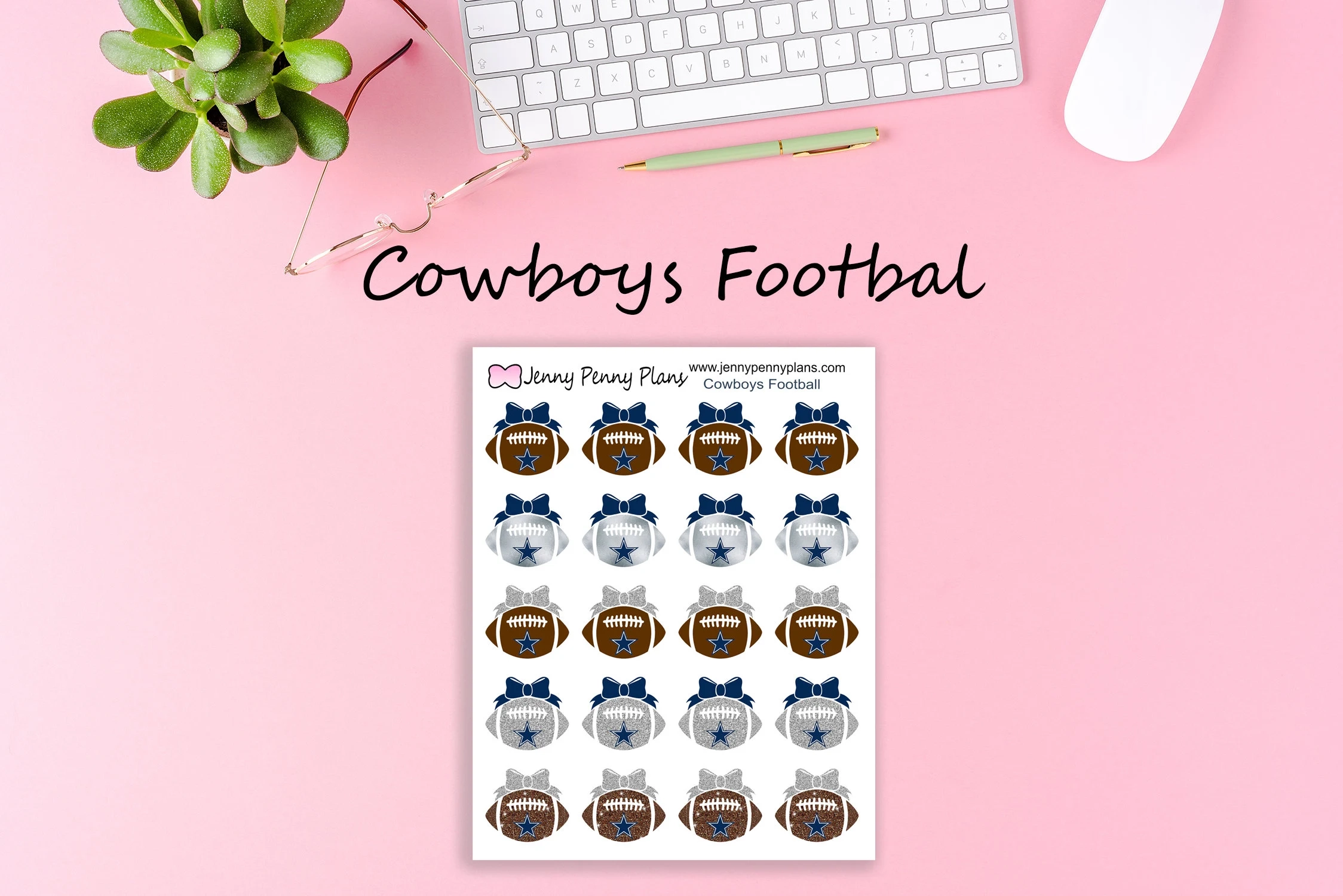Printable Dallas Cowboys Planner Stickers Printable Dallas Cowboys Planner Stickers