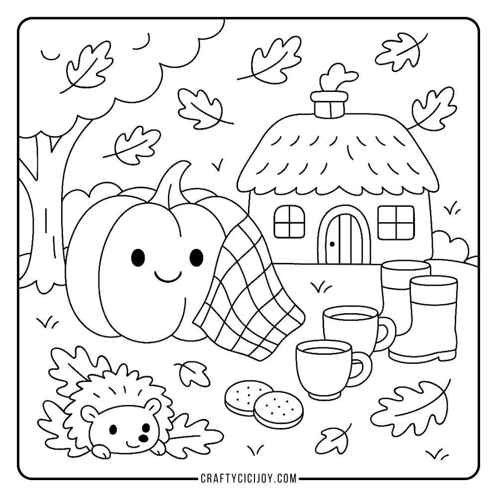 Cozy Fall Coloring Pages 20 Free Printable PDFs CraftyCiciJoy Cozy Fall Coloring Pages 20 Free Printable PDFs CraftyCiciJoy