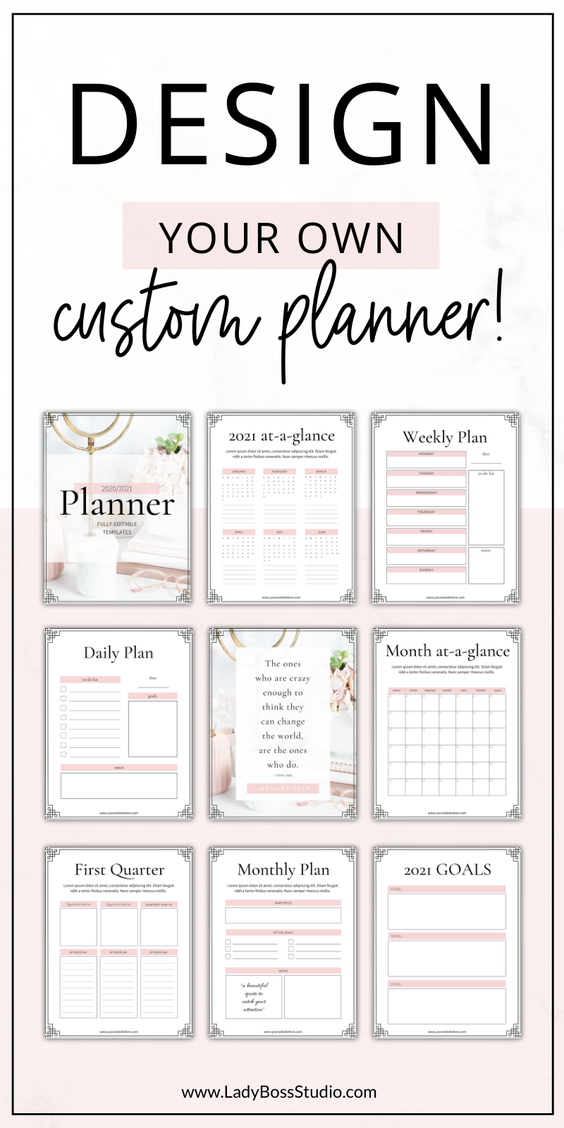 Create Your Own Printable Planner