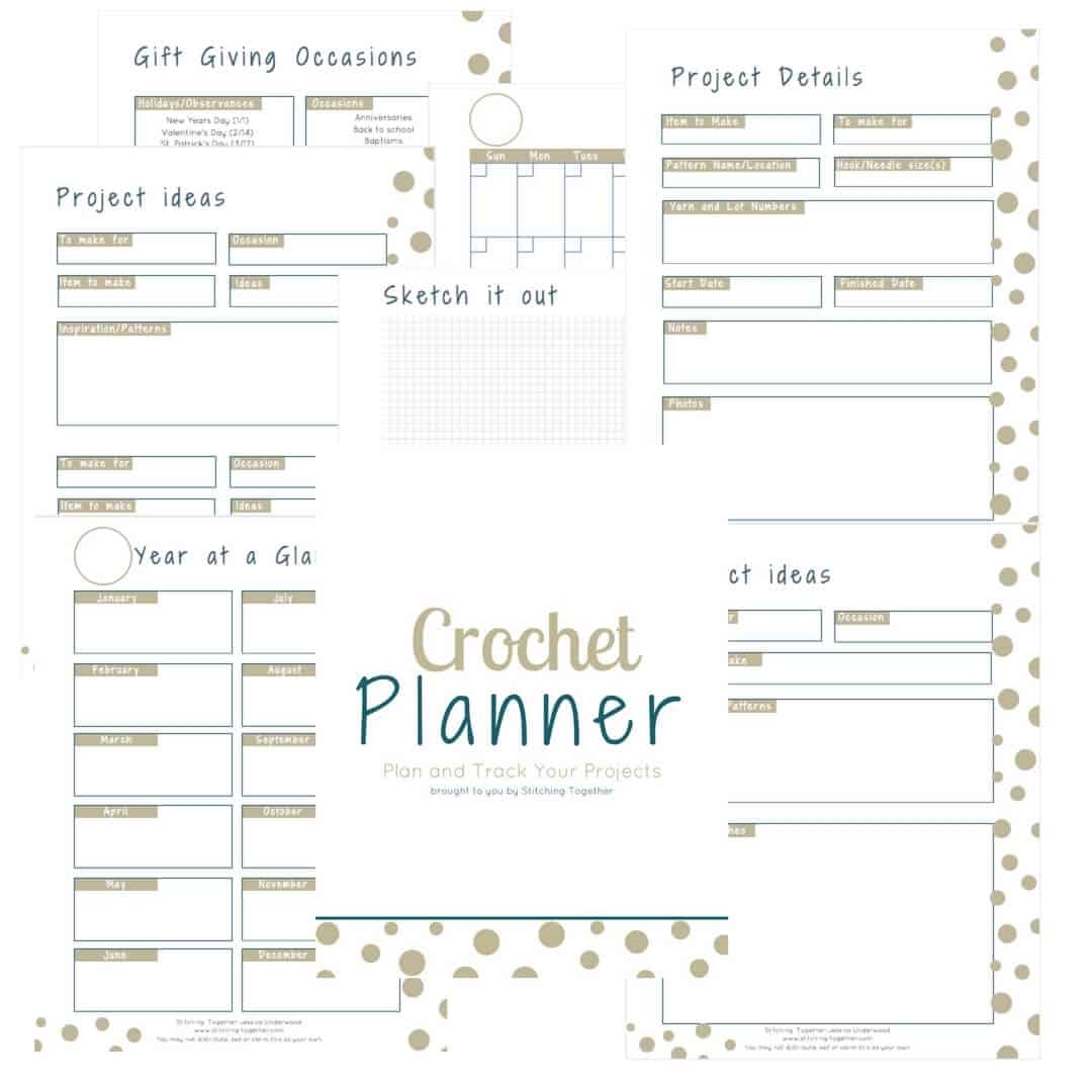 Crochet Planner Free Download Stitching Together Crochet Planner Free Download Stitching Together
