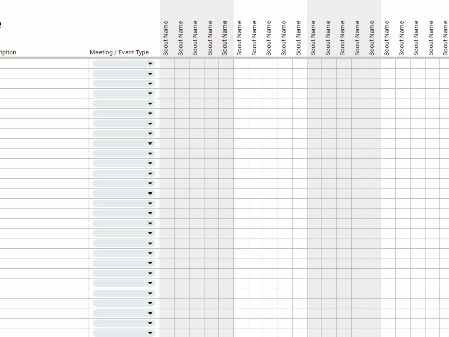 Cub Scouts New 2024 Cub Scout Rank Tracking Google Sheets Look