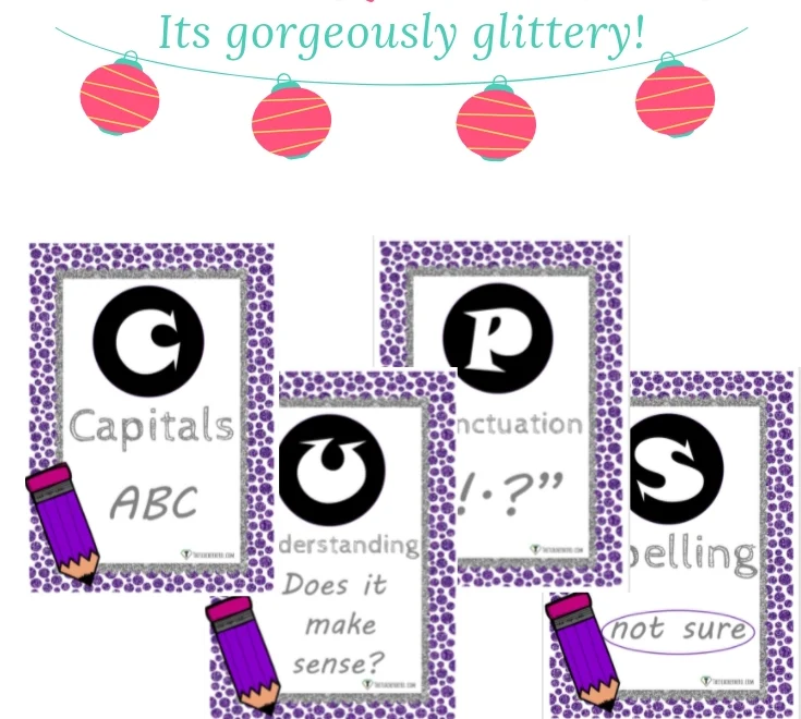 CUPS Editing Charts For Writing The Teacher Hero