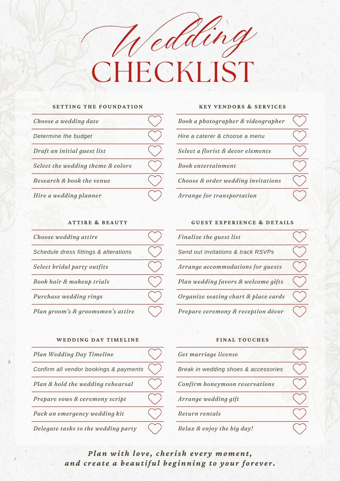 Customize 182 Wedding Checklists Templates Online Canva Customize 182 Wedding Checklists Templates Online Canva