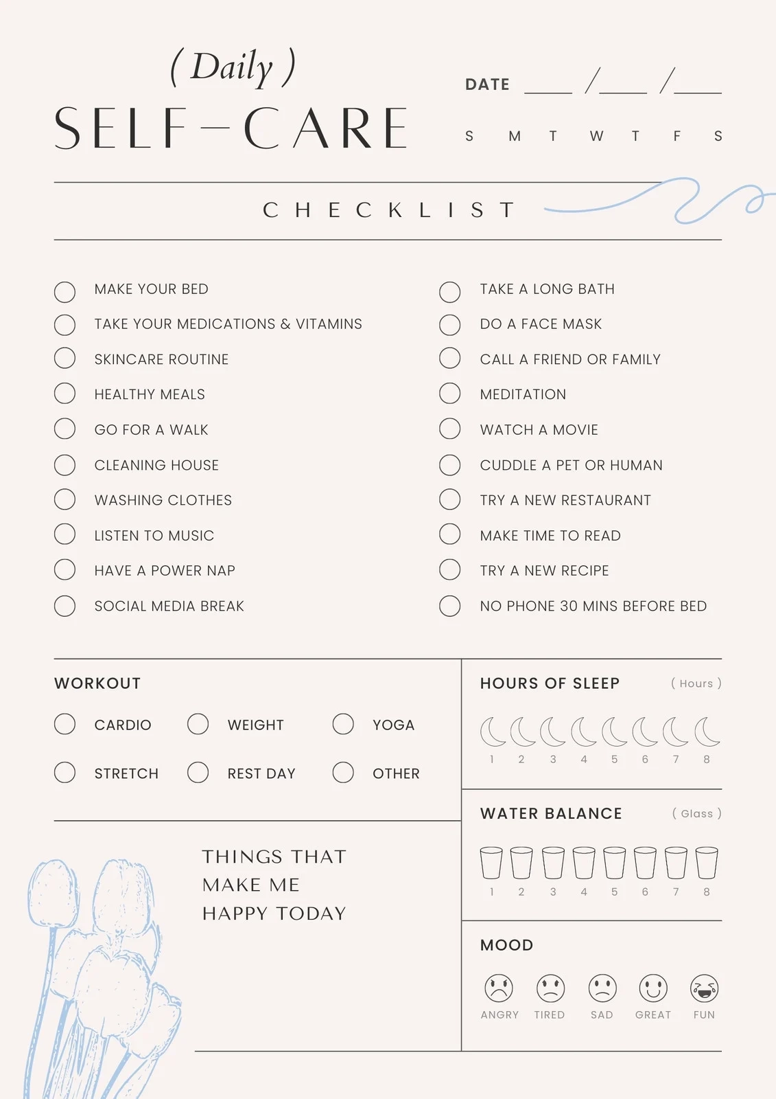 Customize 404 Self Care Planner Templates Online Canva Customize 404 Self Care Planner Templates Online Canva