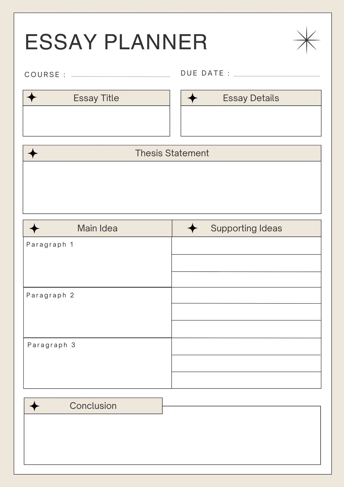 Printable Planners For Students Printable Planners For Students