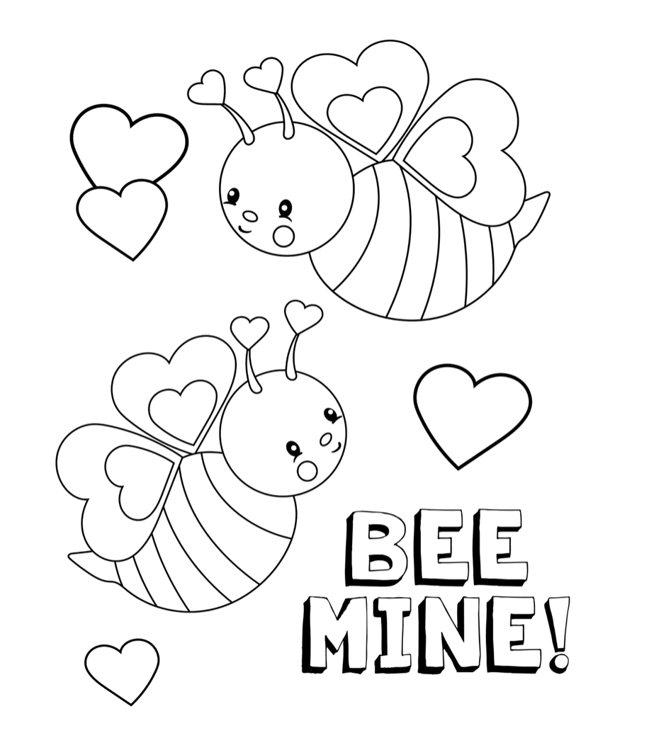 Valentines Day Coloring Sheets Printable