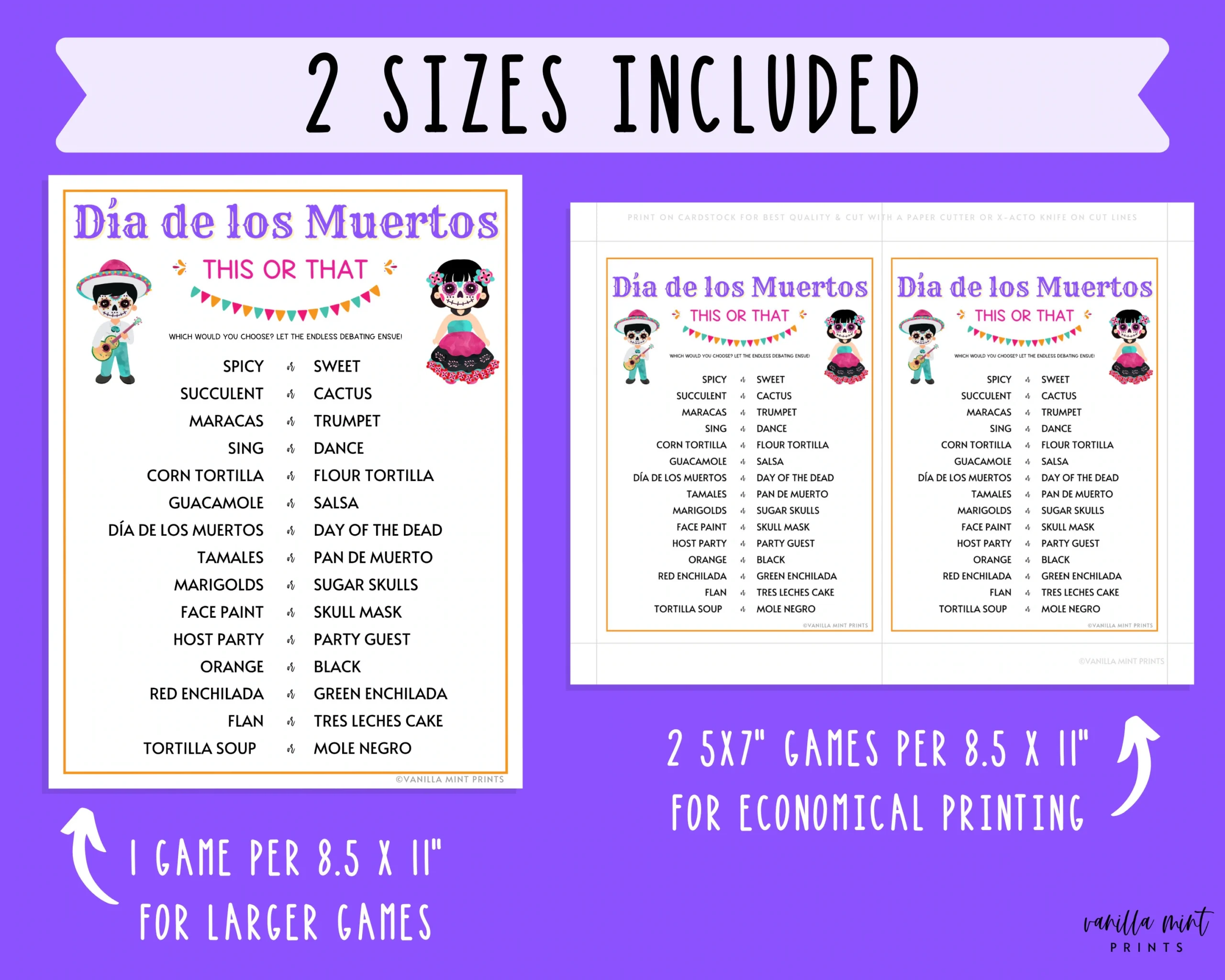 Printable Quiz Dia De Muertos