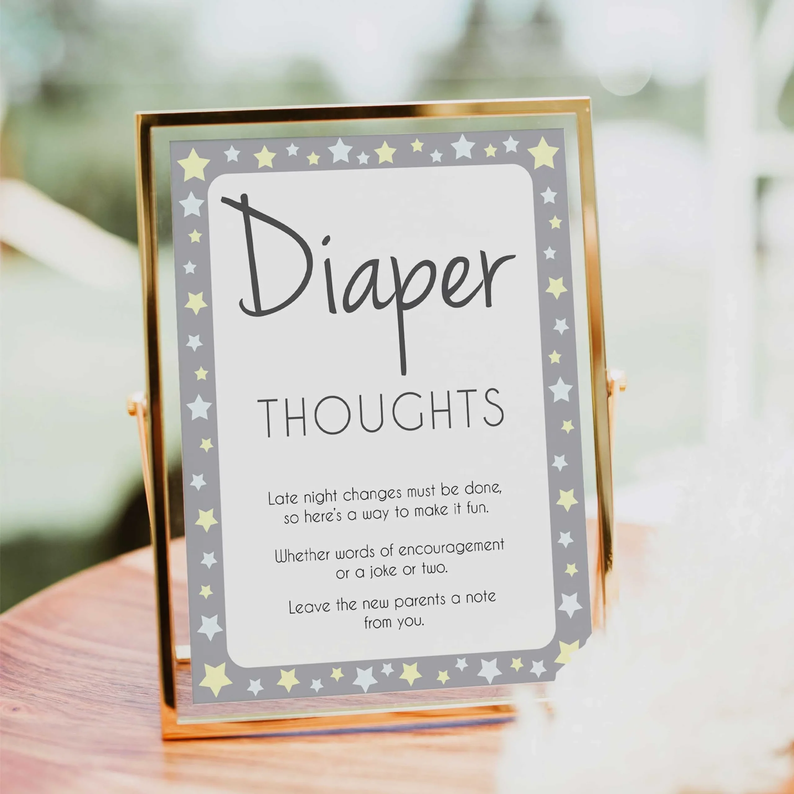 Diaper Decorating Station Sign Printable