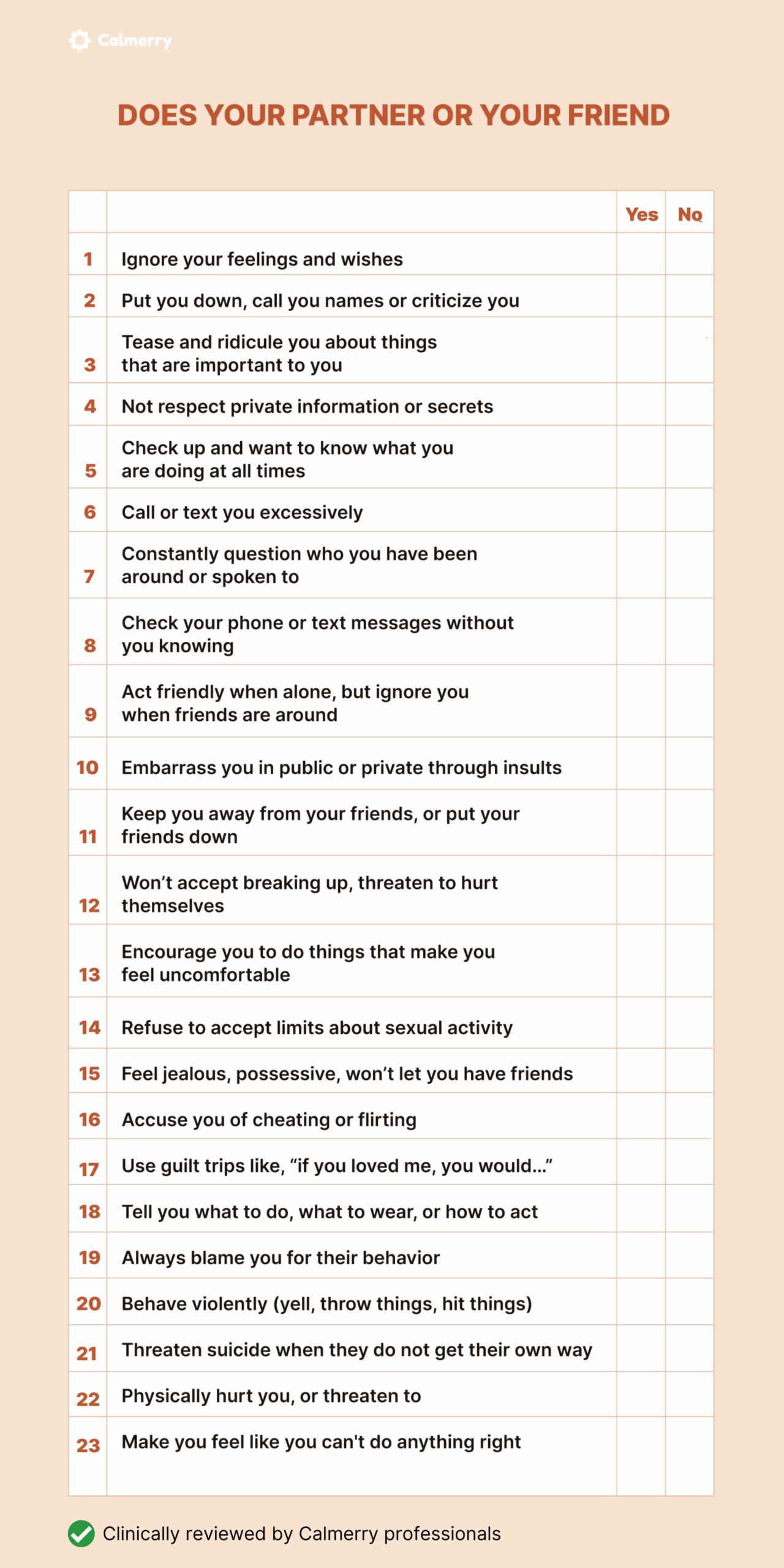 Healthy Vs Unhealthy Relationships Quiz Printable