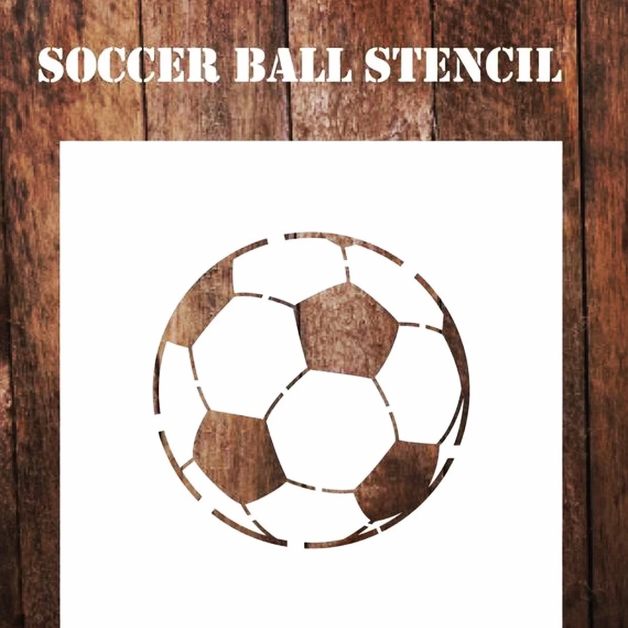Digital File PNG And SVG Soccer Stencil File Etsy