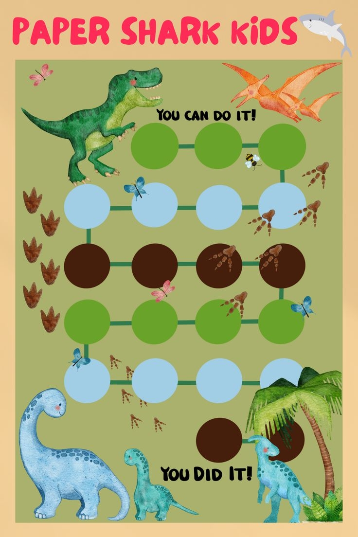 Dinosaur Reward Chart Reward Chart Chore Chart Sticker Chart 