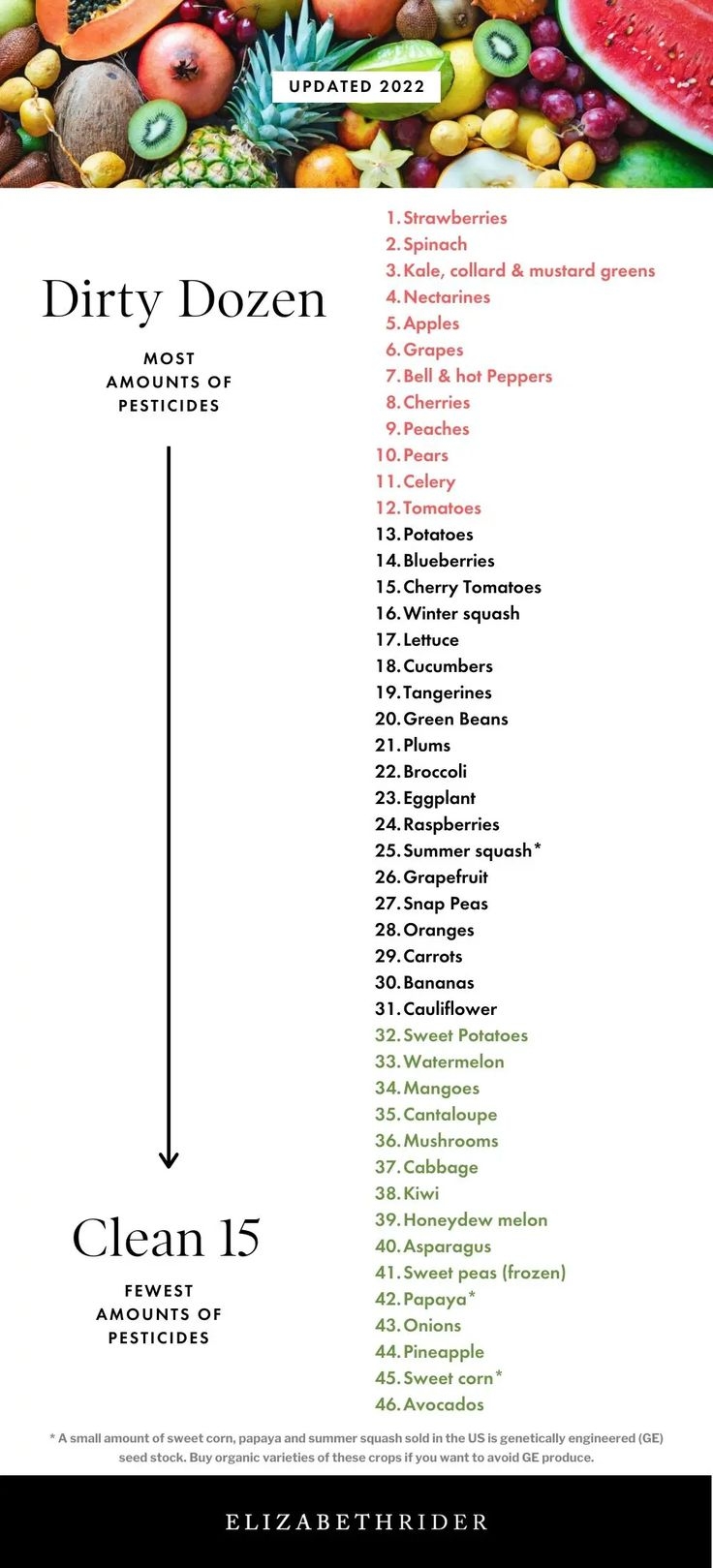 The Dirty Dozen Printable List The Dirty Dozen Printable List
