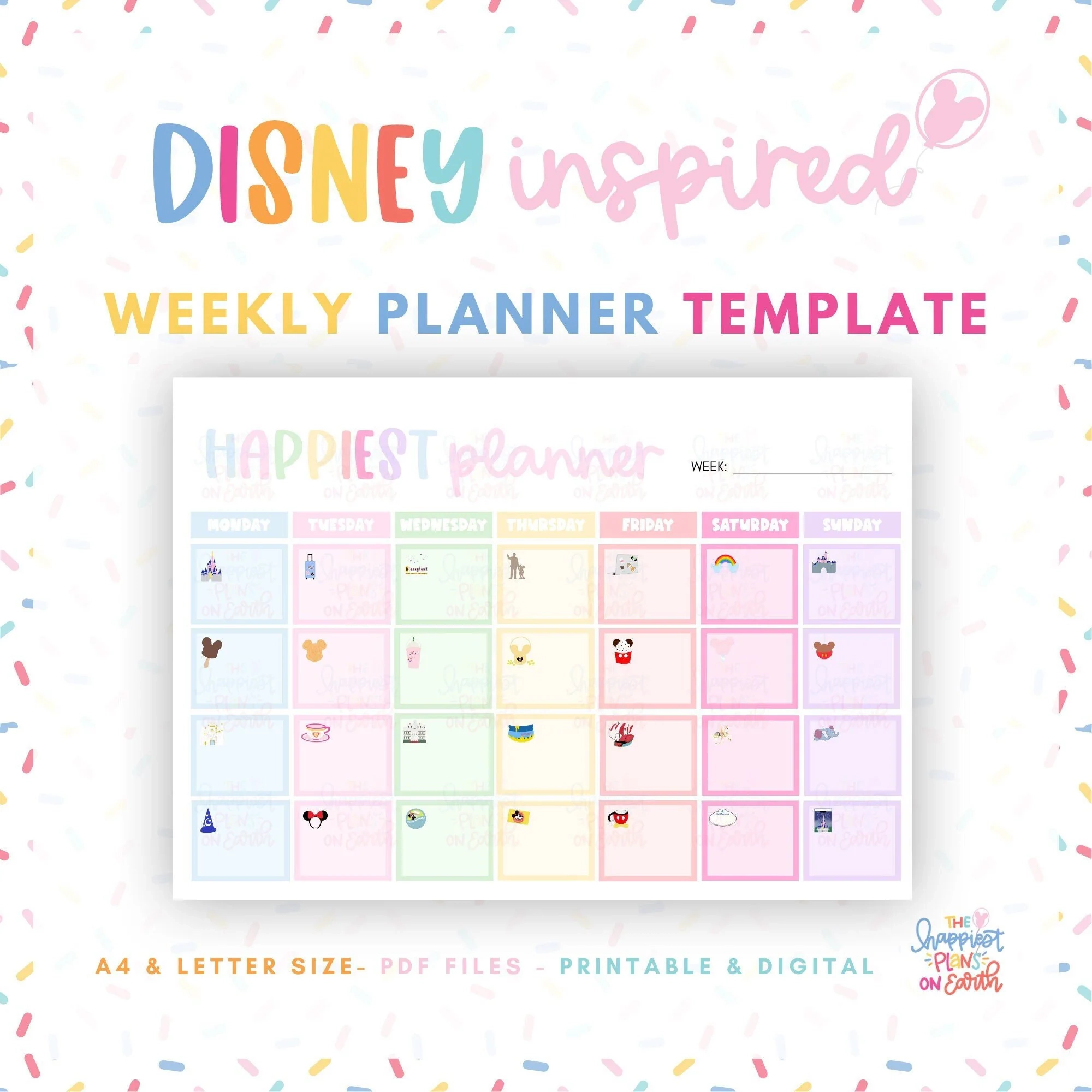 Disney Printable Day Planner Disney Printable Day Planner