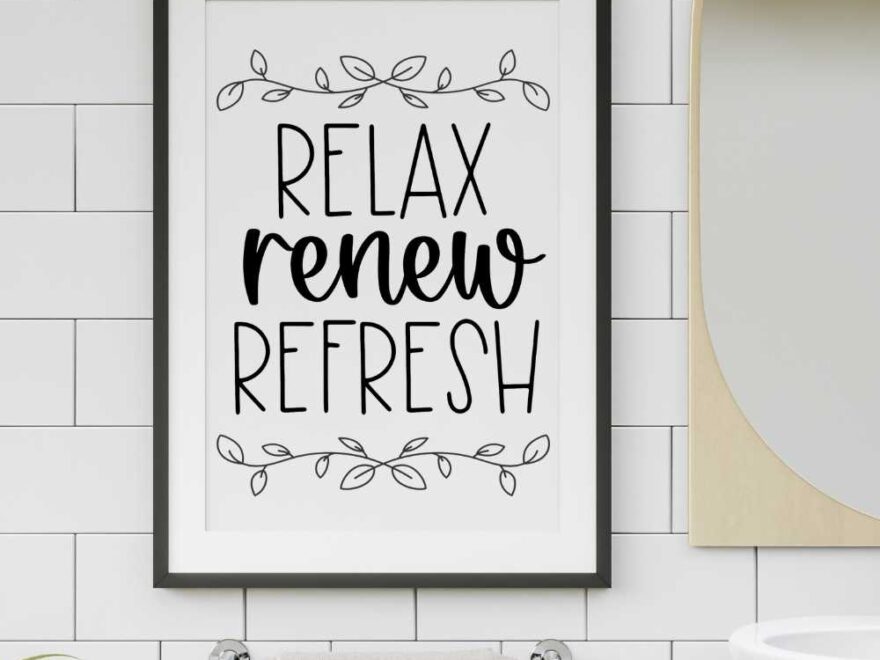 DIY Farmhouse Bathroom Printables To Decorate Your Home