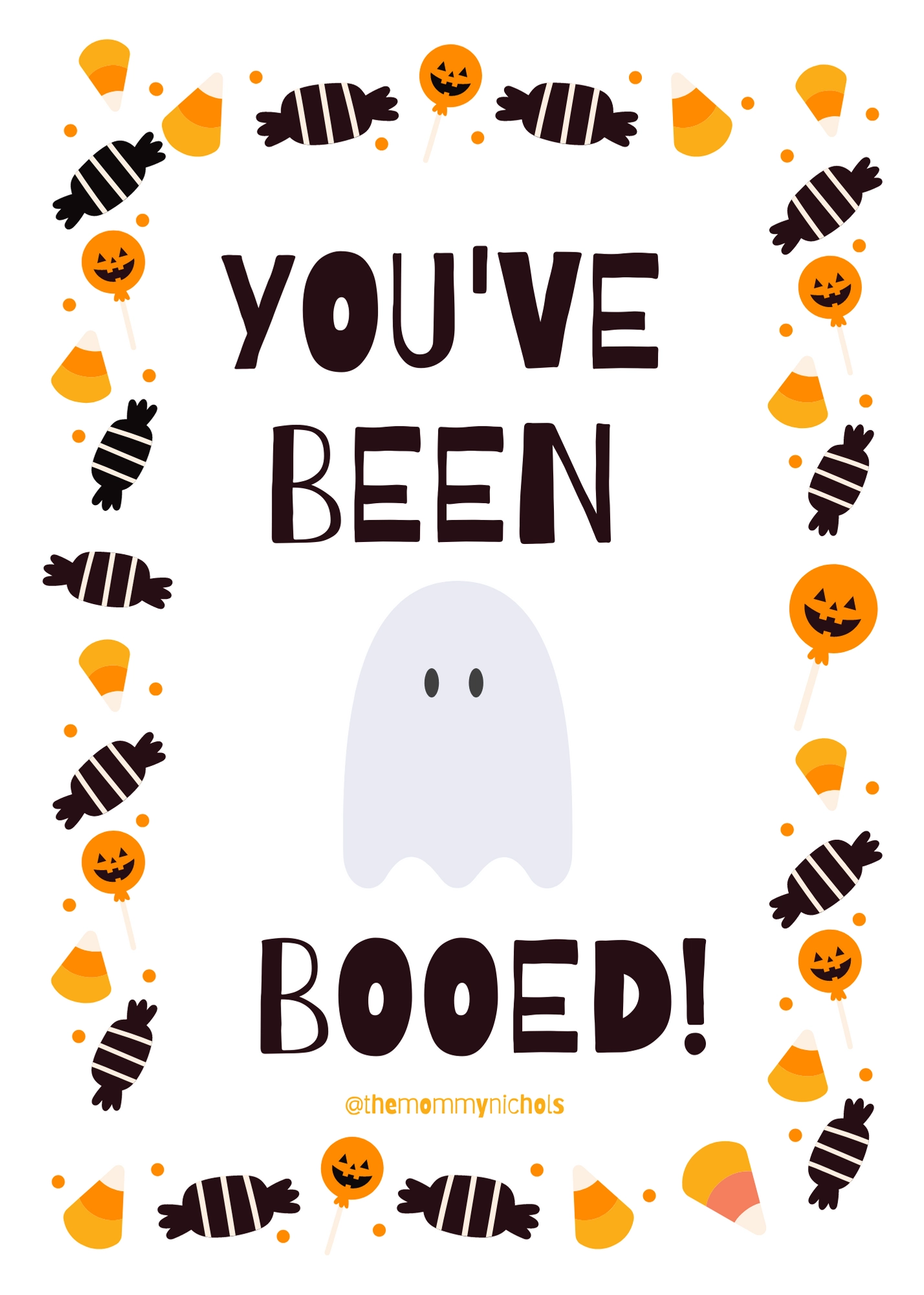 Halloween Boo Sign Printables