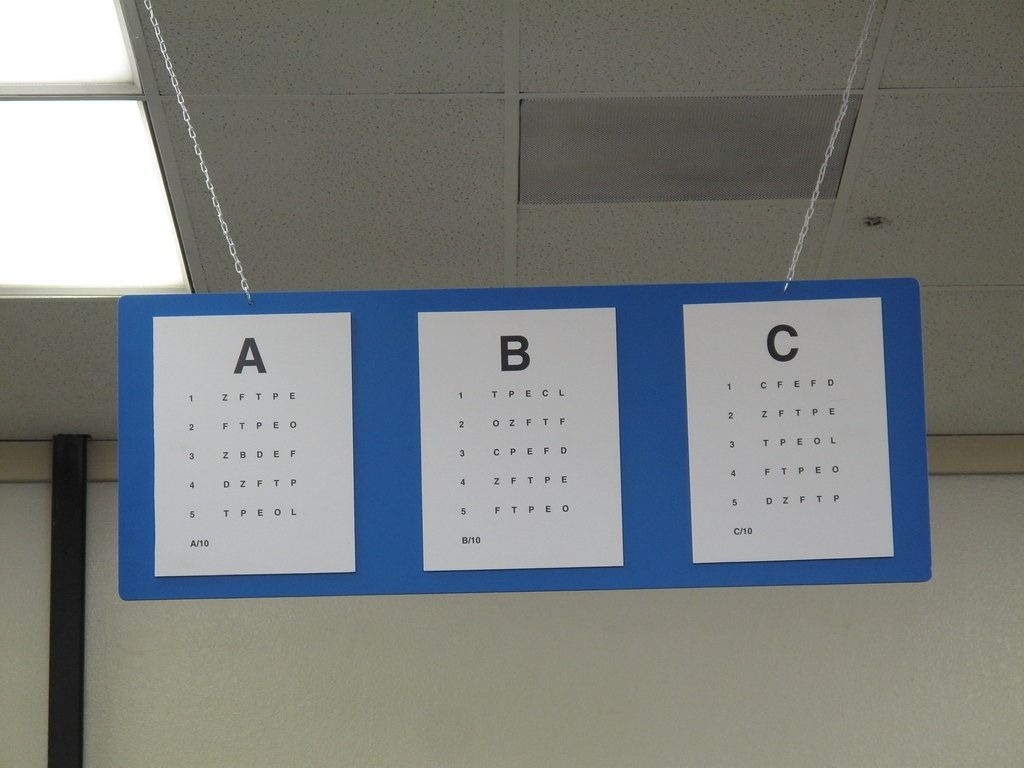 DMV Eye Charts 105 365 