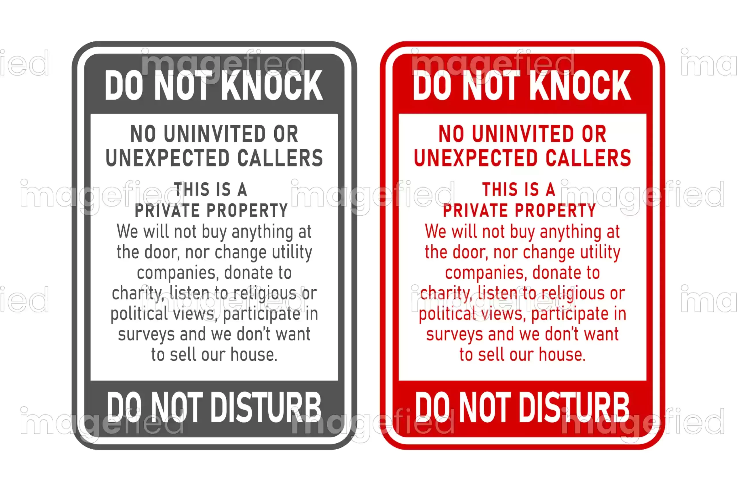Do Not Knock Do Not Disturb Sign For Home Hotel Room Imagefied