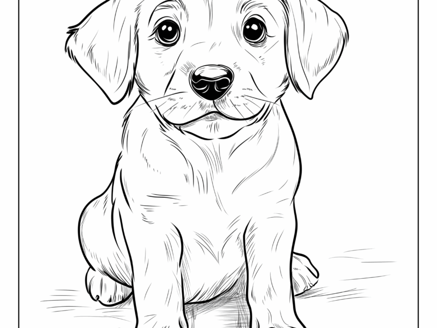 Dog And Puppy Coloring Pages And Coloring Sheets Free Printables