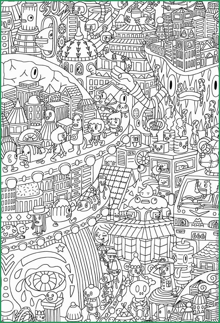 Doodle Art Coloring Pages Doodle Coloring Pages Beautiful Free 
