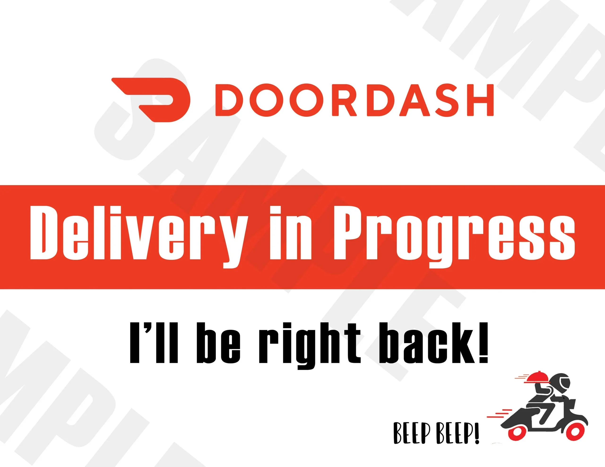 Door Dash Printable delivery In Progress Sign For Your Car Dashboard Etsy Denmark Door Dash Printable delivery In Progress Sign For Your Car Dashboard Etsy Denmark
