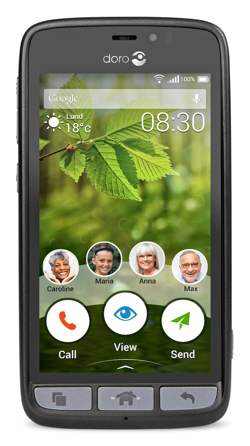 Doro Introduces The 8030 A Smart Phone For Older People Offers Remote Support Tech Digest