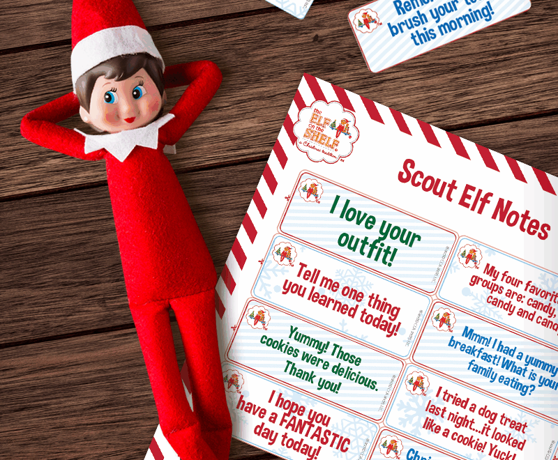 Download Free Printable Elf On The Shelf Notes The Elf On The Shelf
