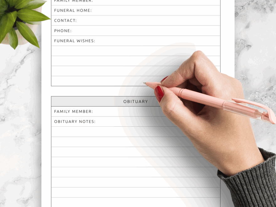 Download Printable Final Wishes Template PDF