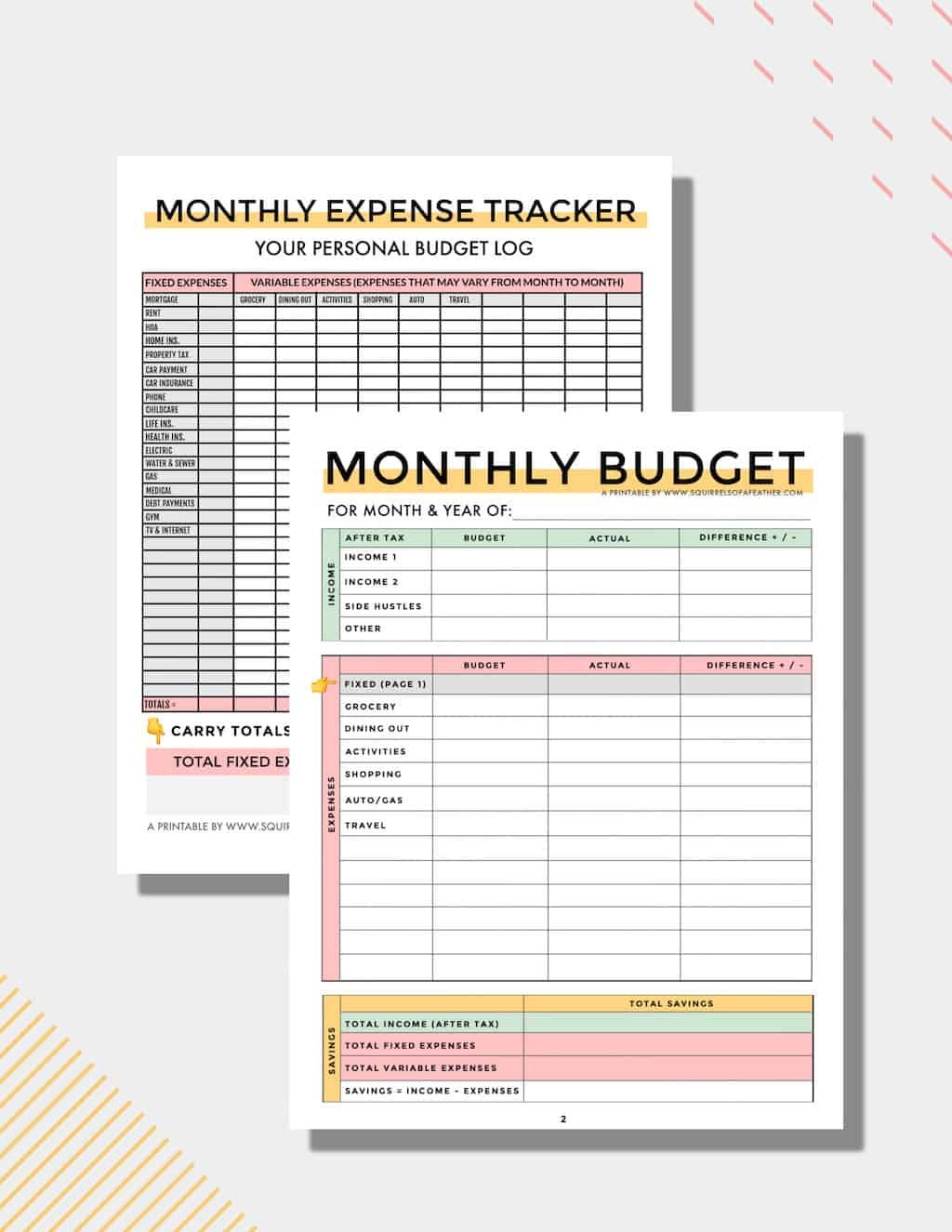 Free Printable Finance Planner