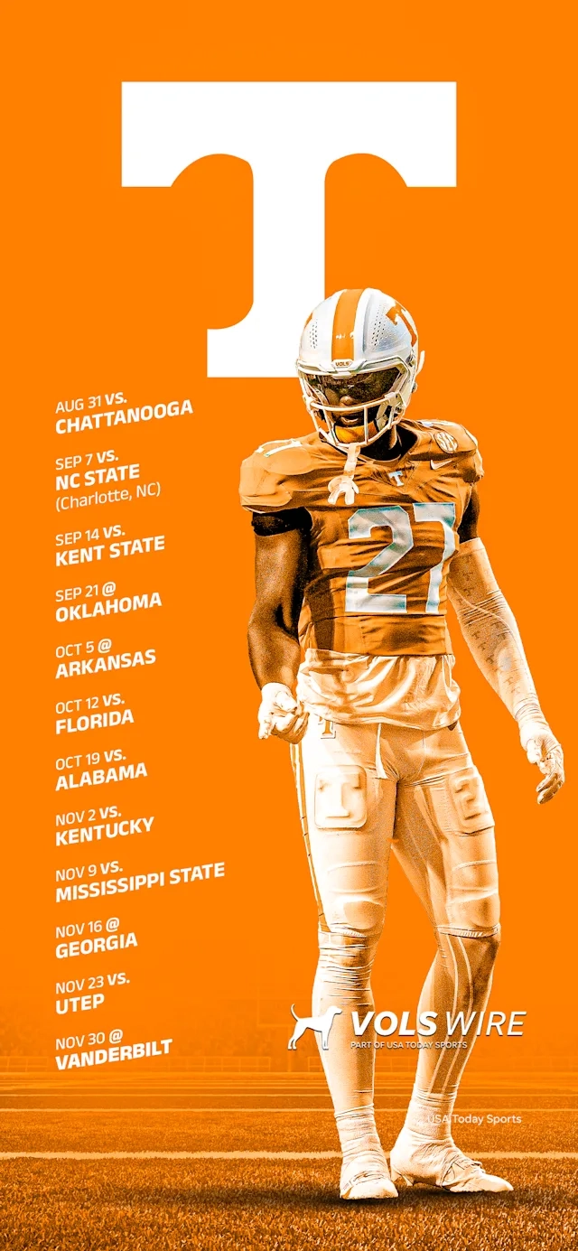 Downloadable 2024 Tennessee Volunteers Football Schedule Yahoo 