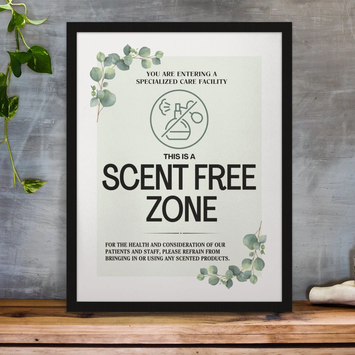 Free Printable Fragrance Free Signs Free Printable Fragrance Free Signs