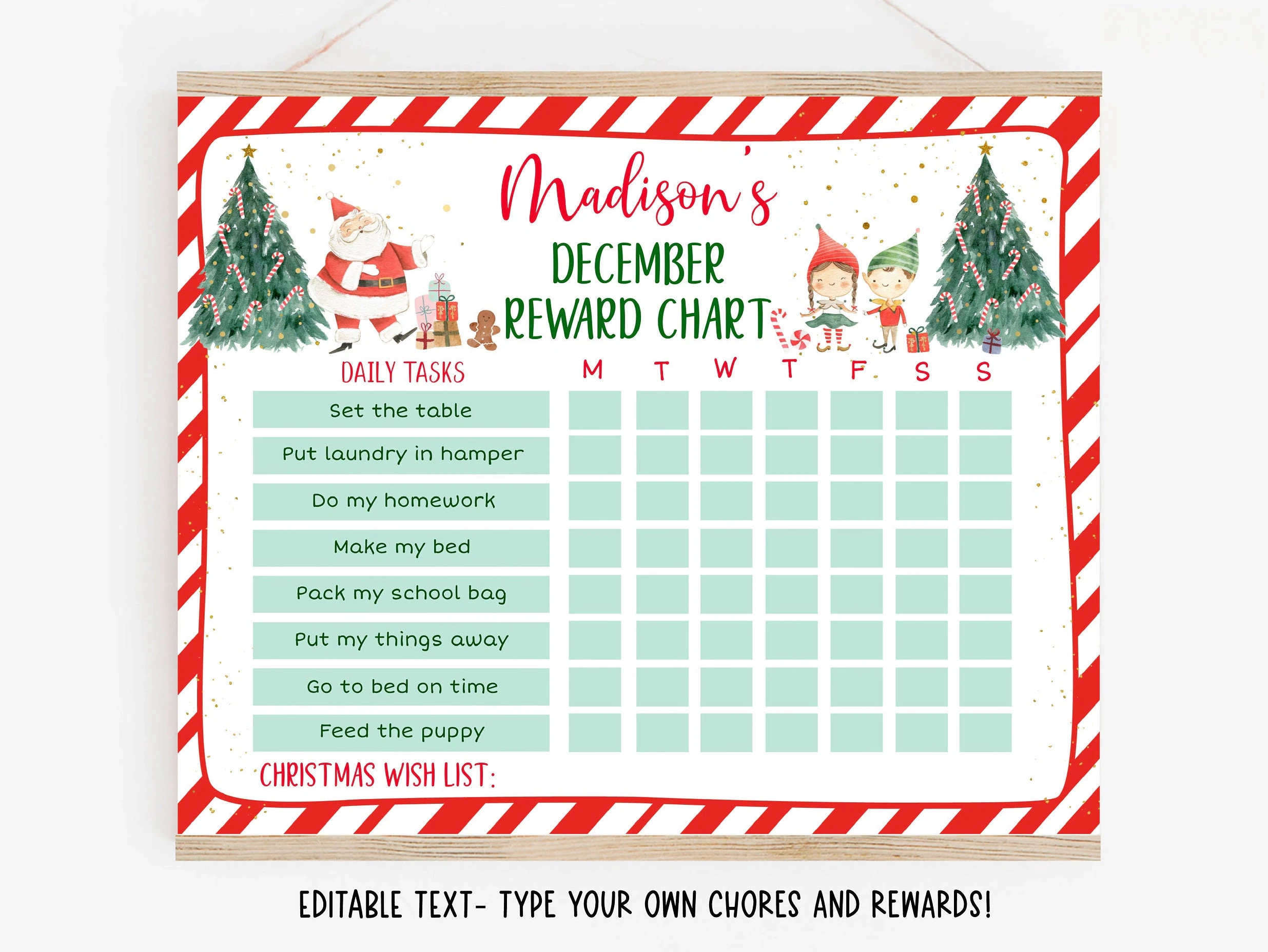 Editable Christmas Elf Reward Chart Christmas Behavior Chart Boy Or Girl December Reward Chart Christmas Wish List For Santa A684 Etsy Editable Christmas Elf Reward Chart Christmas Behavior Chart Boy Or Girl December Reward Chart Christmas Wish List For Santa A684 Etsy